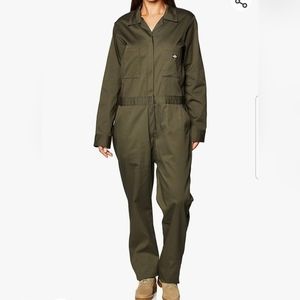 Dickes women's coveralls long sleeve fighter pilot jumpsuit